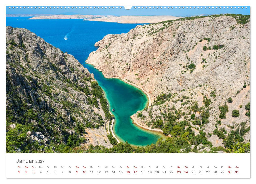 KROATIEN - Perle der Adria (CALVENDO Premium Wandkalender 2027)
