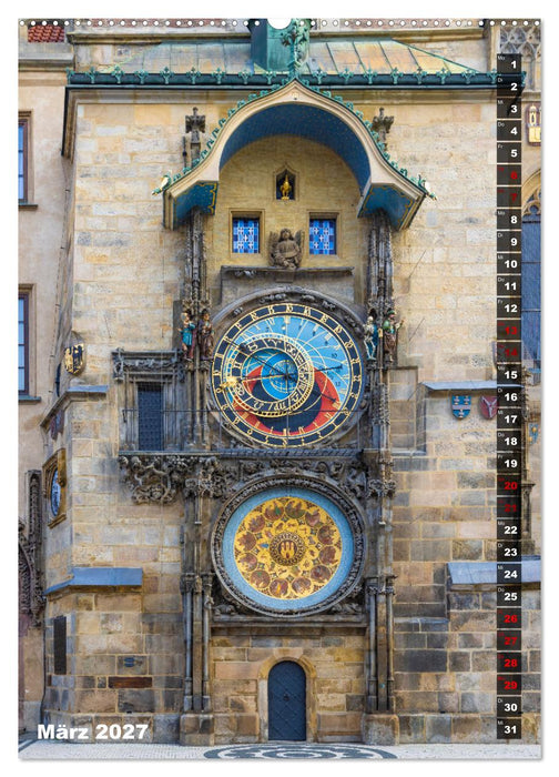 PRAG Historisches Stadtherz (CALVENDO Premium Wandkalender 2027)
