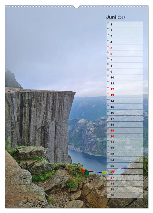 Skandinavien entdecken - Von Schweden nach Norwegen mit dem Wohnmobil (CALVENDO Wandkalender 2027)