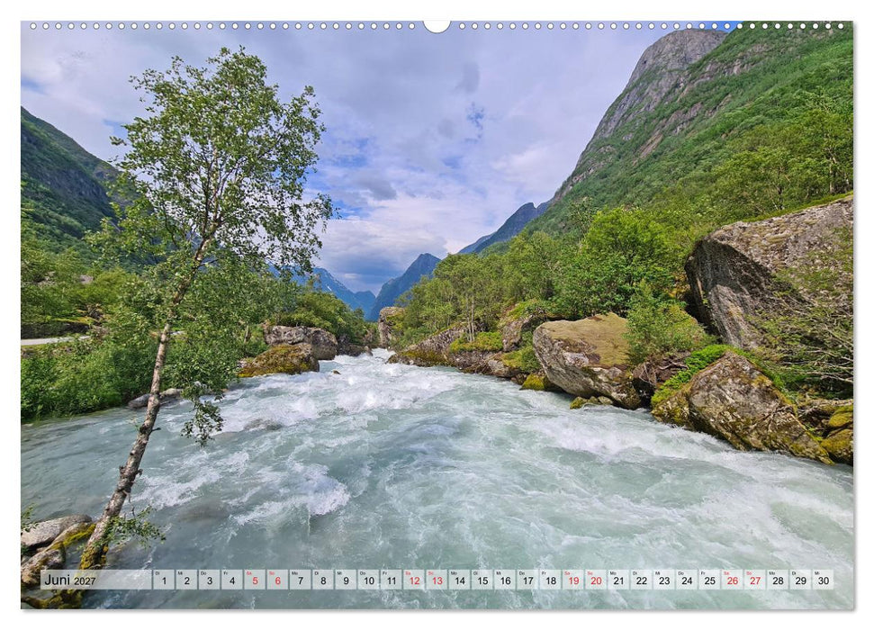 Von Schweden nach Norwegen mit dem Wohnmobil unterwegs (CALVENDO Premium Wandkalender 2027)