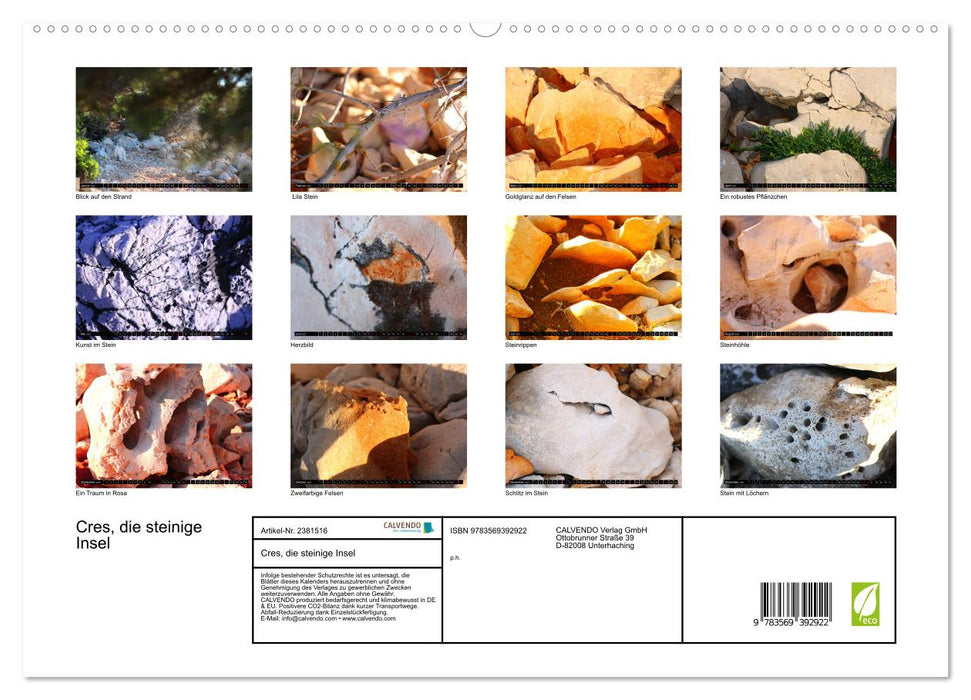 Cres, die steinige Insel (CALVENDO Premium Wandkalender 2027)