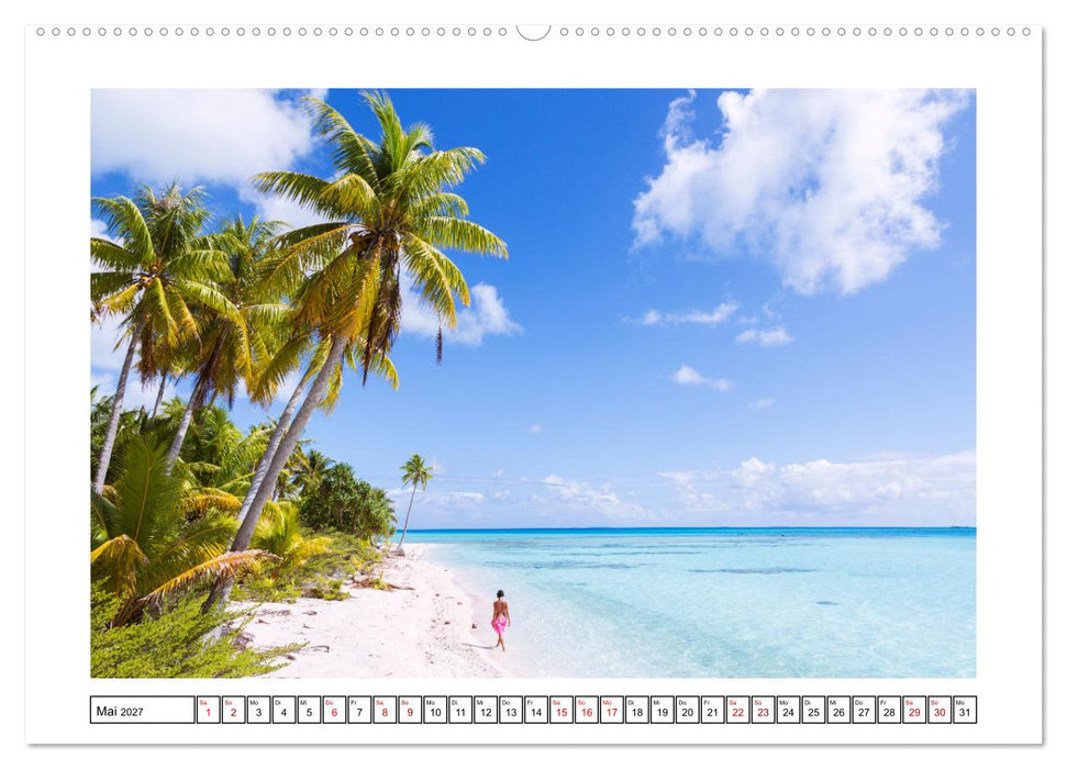 Traumstrände - Naturparadiese aus aller Welt (CALVENDO Wandkalender 2027)