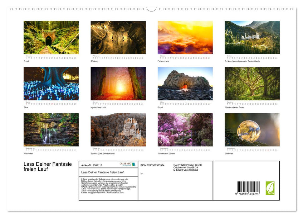 Lass Deiner Fantasie freien Lauf (CALVENDO Premium Wandkalender 2027)