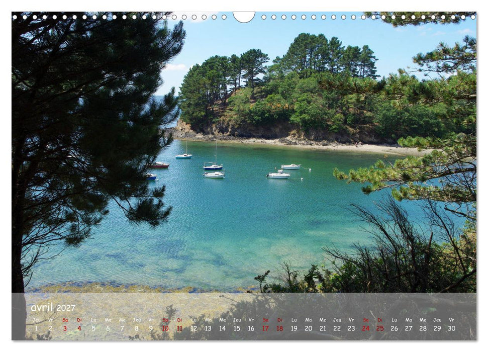 BRETAGNE La beauté du Finistère (CALVENDO Calendrier mensuel 2027)
