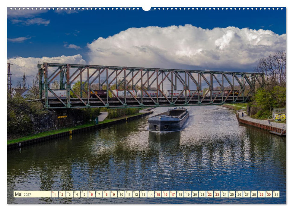 Duisburg - Brücken über Brücken (CALVENDO Wandkalender 2027)