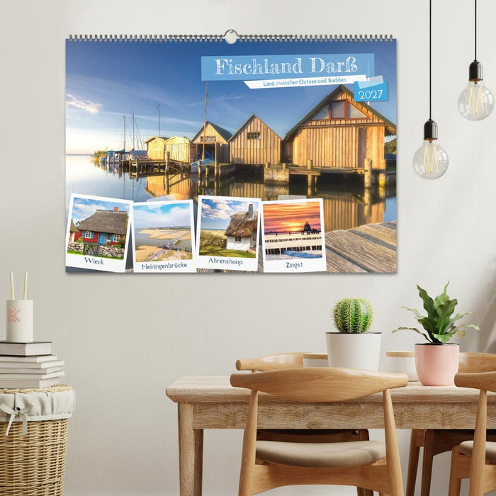 Fischland Darß, Land zwischen Ostsee und Bodden (CALVENDO Wandkalender 2027)