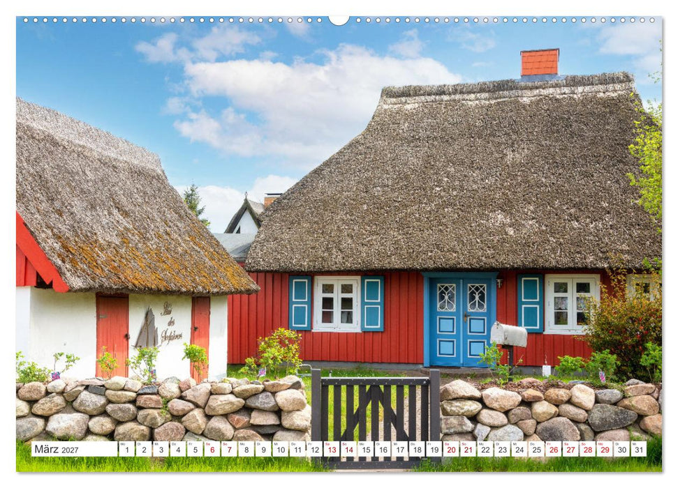 Fischland Darß, Land zwischen Ostsee und Bodden (CALVENDO Wandkalender 2027)