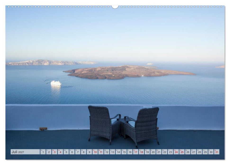 Wunderbares Santorini - Matteo Colombo (CALVENDO Premium Wandkalender 2027)