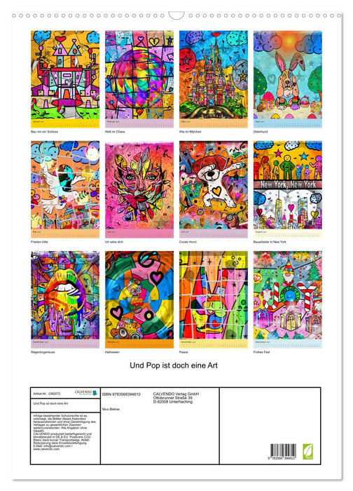 Und Pop ist doch eine Art (CALVENDO Wandkalender 2027)
