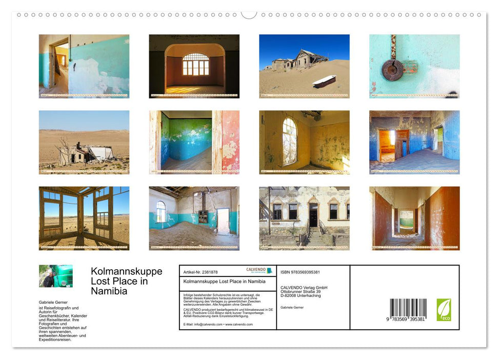Kolmannskuppe Lost Place in Namibia (CALVENDO Premium Wandkalender 2027)