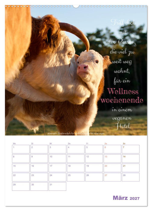 Tierische Challenges: Für mehr Bewusstsein und mehr Tierschutz (CALVENDO Wandkalender 2027)