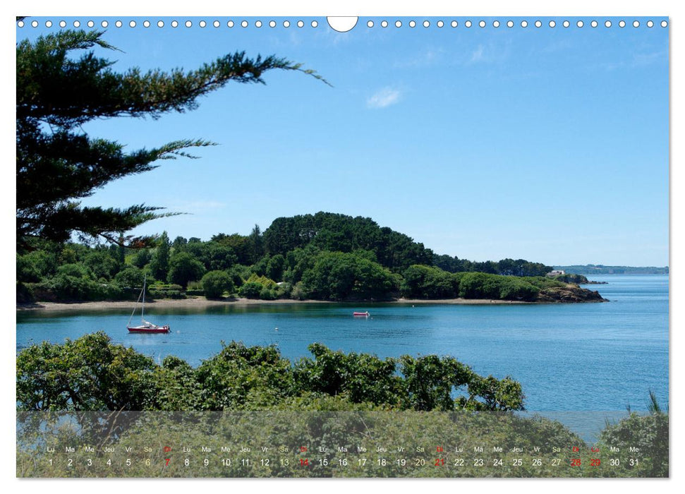 BRETAGNE La Rade de Brest (CALVENDO Calendrier mensuel 2027)