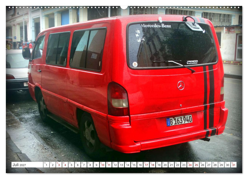 Stern-Mobile - Nutzfahrzeuge von Mercedes-Benz auf Kuba (CALVENDO Premium Wandkalender 2027)