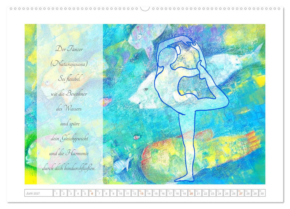 Yoga Elementarkräfte - Yoga Asanas zu den vier Elementen (CALVENDO Premium Wandkalender 2027)