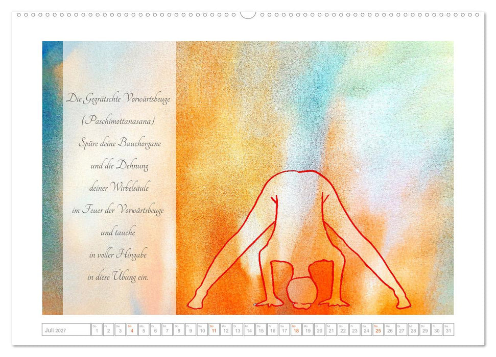 Yoga Elementarkräfte - Yoga Asanas zu den vier Elementen (CALVENDO Premium Wandkalender 2027)