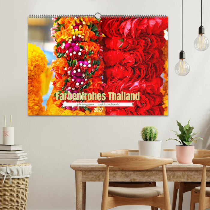 Farbenfrohes Thailand (CALVENDO Wandkalender 2027)