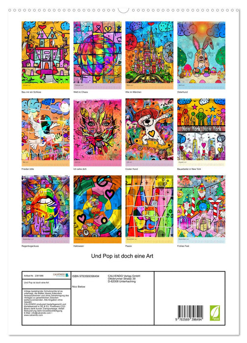 Und Pop ist doch eine Art (CALVENDO Premium Wandkalender 2027)