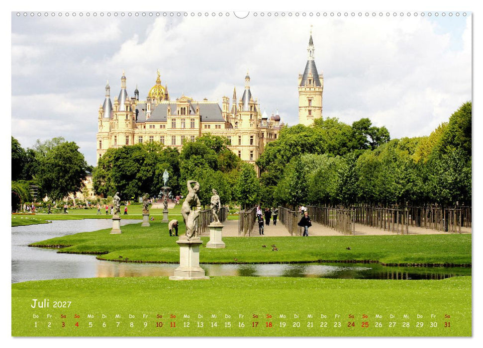 Schlösser in Ostdeutschland (CALVENDO Premium Wandkalender 2027)