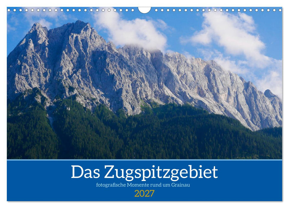 Das Zugspitzegebiet (CALVENDO Wandkalender 2027)