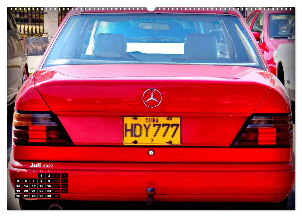 Autos mit Stern - Mercedes-Benz auf Kuba (CALVENDO Premium Wandkalender 2027)