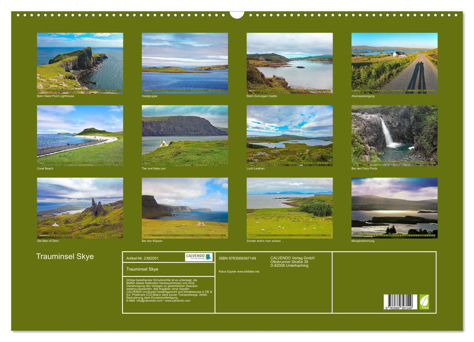 Trauminsel Skye (CALVENDO Wandkalender 2027)