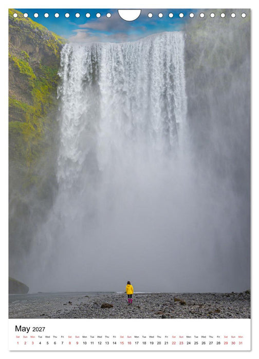 ICELAND, Most Scenic Earth Landscapes, Nature Wonders (CALVENDO Monthly Calendar 2027)
