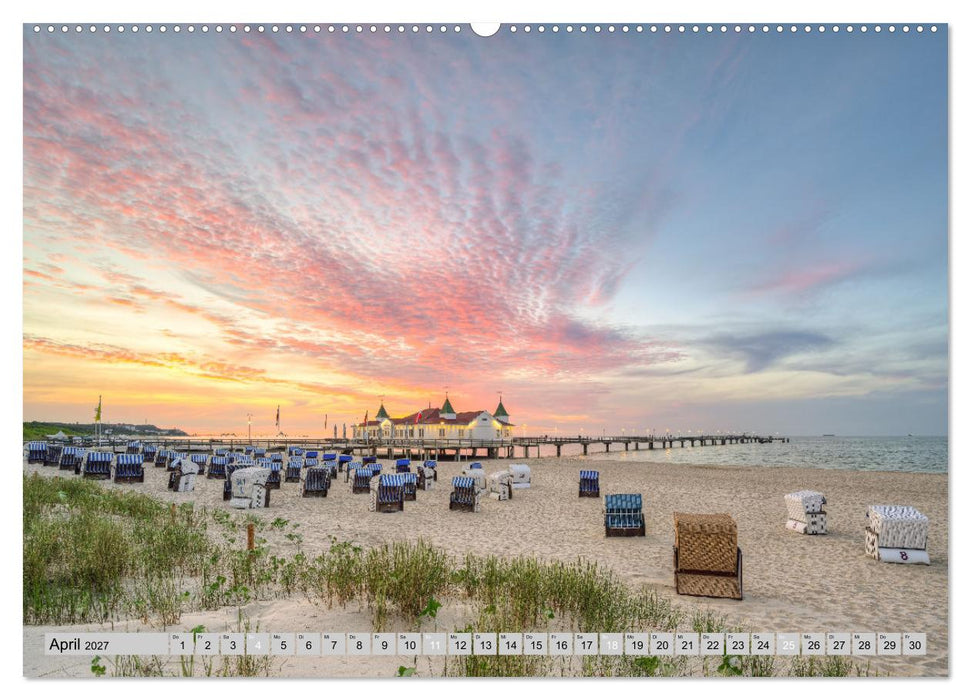Wunderschöne Ostsee Rügen und Usedom (CALVENDO Wandkalender 2027)