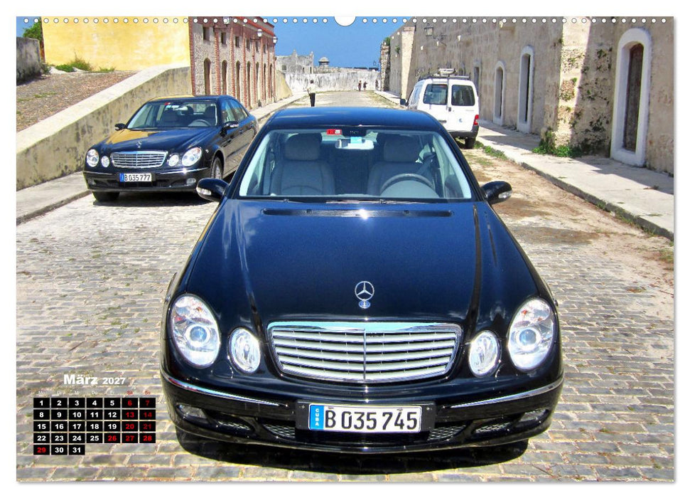 Autos mit Stern - Mercedes-Benz auf Kuba (CALVENDO Wandkalender 2027)