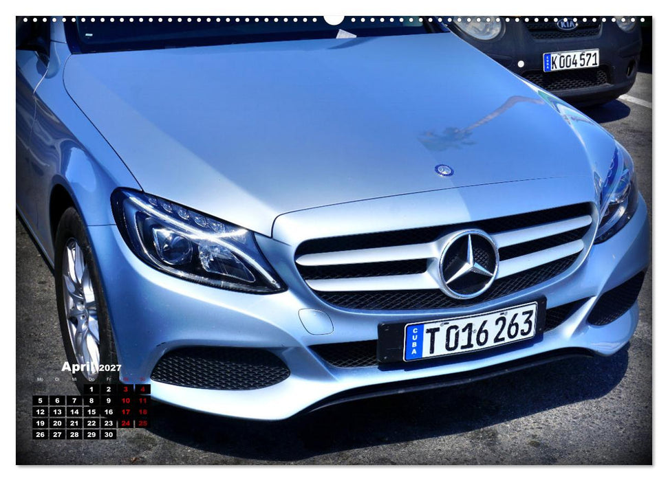 Autos mit Stern - Mercedes-Benz auf Kuba (CALVENDO Wandkalender 2027)
