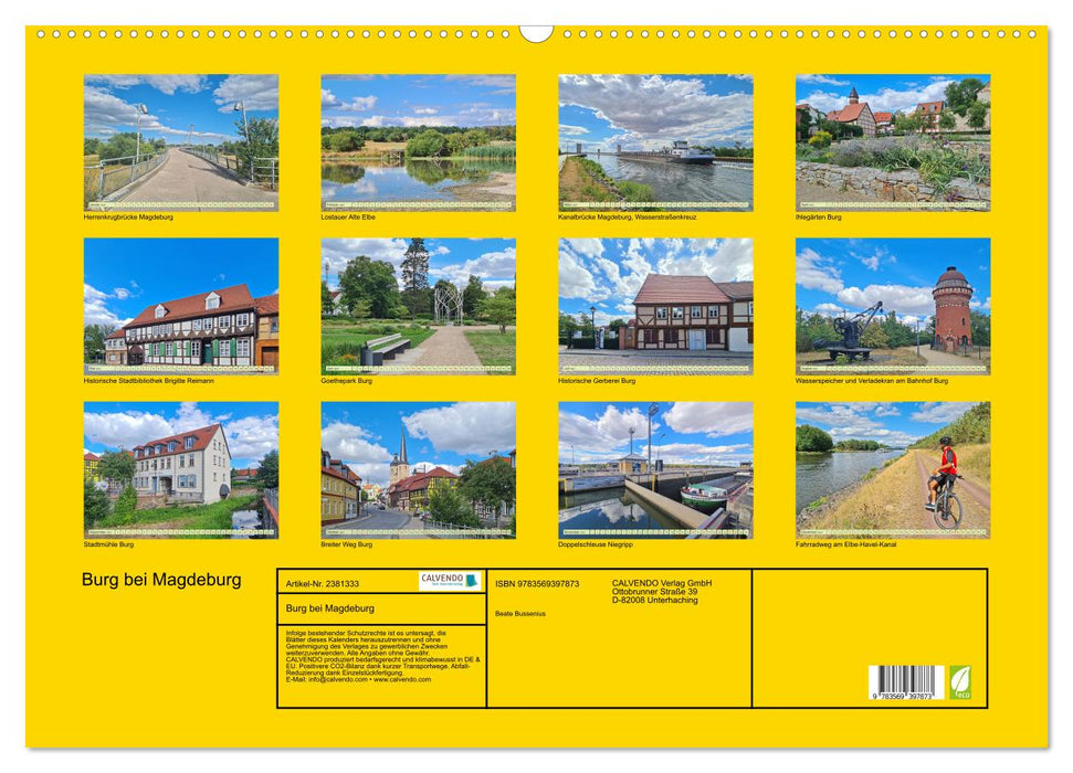 Burg bei Magdeburg (CALVENDO Wandkalender 2027)