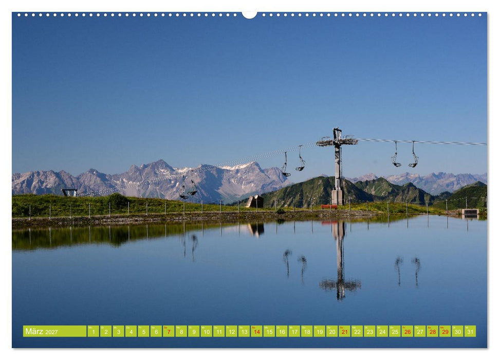 Ein Sommertag in Damüls (CALVENDO Premium Wandkalender 2027)