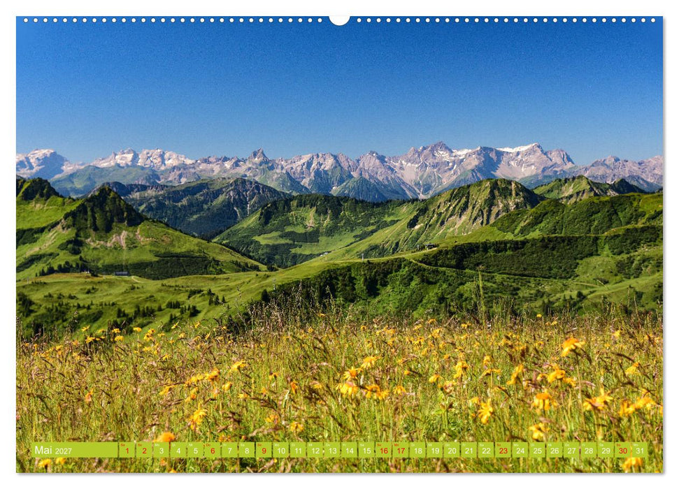 Ein Sommertag in Damüls (CALVENDO Premium Wandkalender 2027)