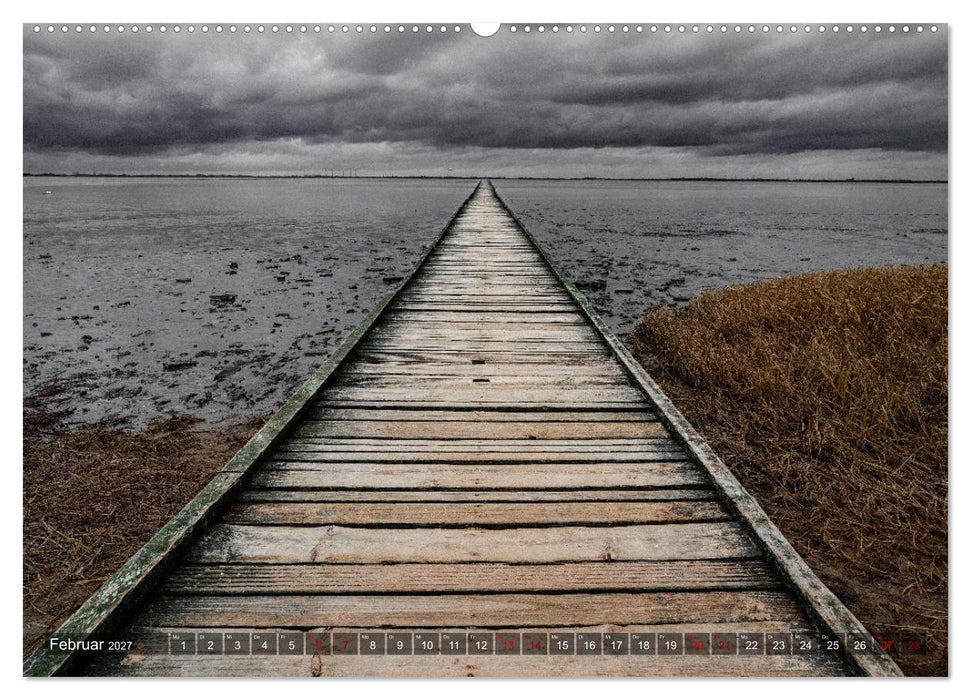 Bis zum Horizont. Der Himmel über Norddeutschland. (CALVENDO Premium Wandkalender 2027)