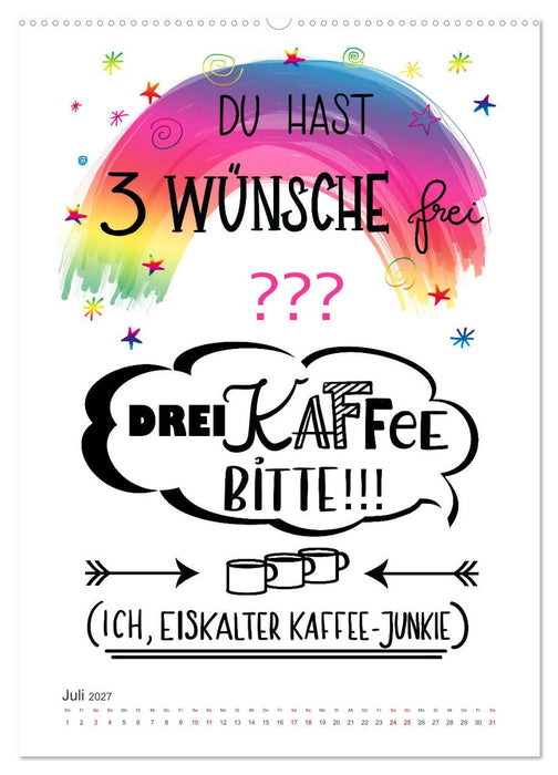 Kaffee liebt dich (CALVENDO Premium Wandkalender 2027)