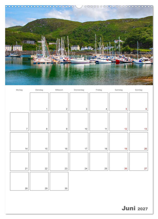Schottland - Reiseplaner (CALVENDO Wandkalender 2027)
