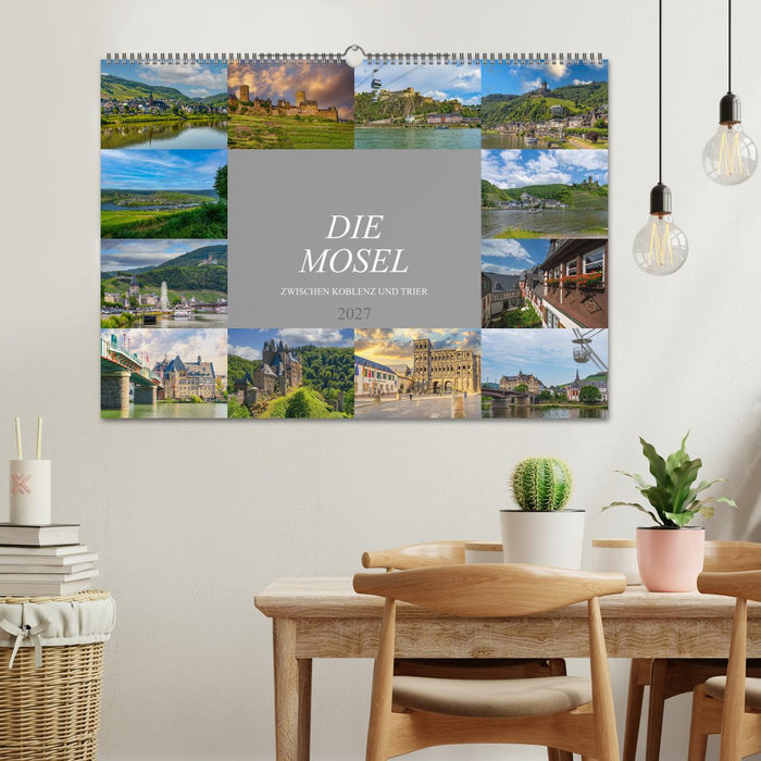 Die Mosel zwischen Koblenz und Trier (CALVENDO Wandkalender 2027)