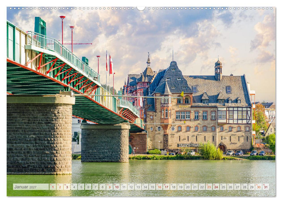 Die Mosel zwischen Koblenz und Trier (CALVENDO Wandkalender 2027)