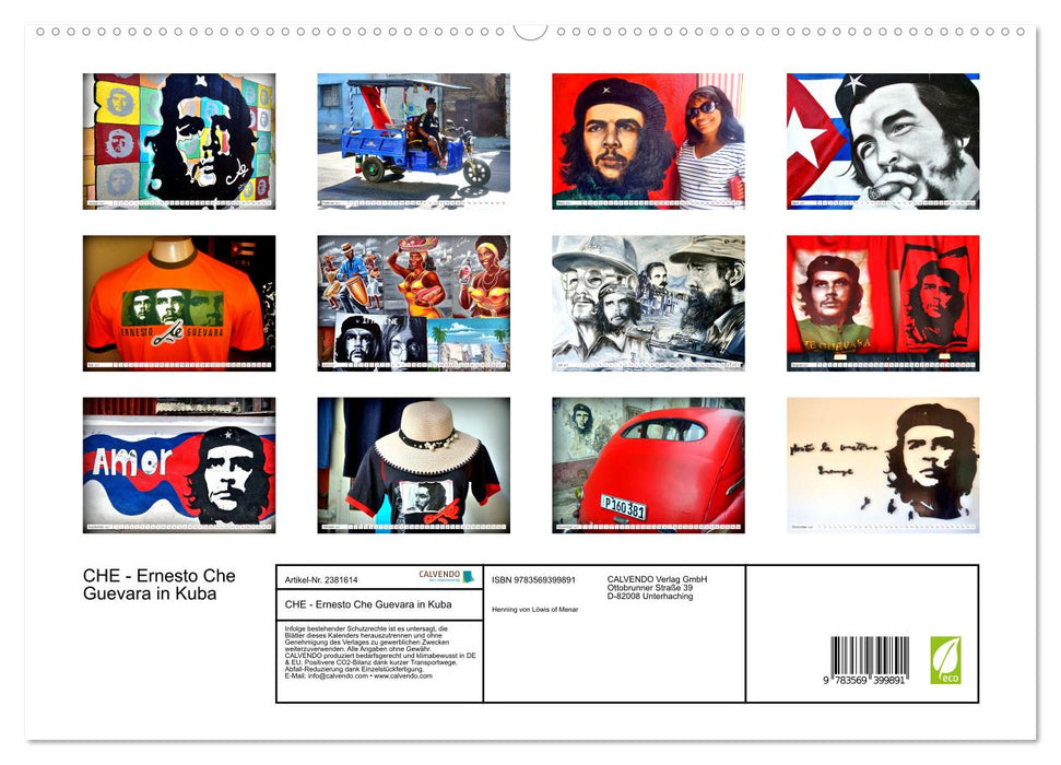 CHE - Ernesto Che Guevara in Kuba (CALVENDO Premium Wandkalender 2027)