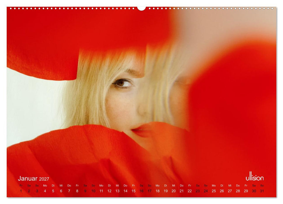 PIPPA CRASH – schwarz zu rot (CALVENDO Wandkalender 2027)
