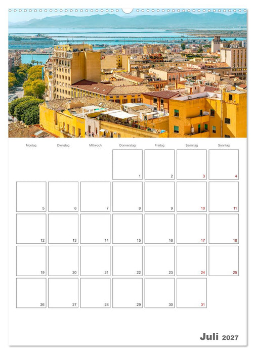 Cagliari - Urlaubsplaner (CALVENDO Premium Wandkalender 2027)