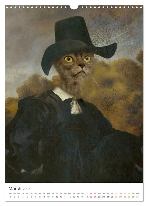 Aristocrat Cats (CALVENDO Monthly Calendar 2027)