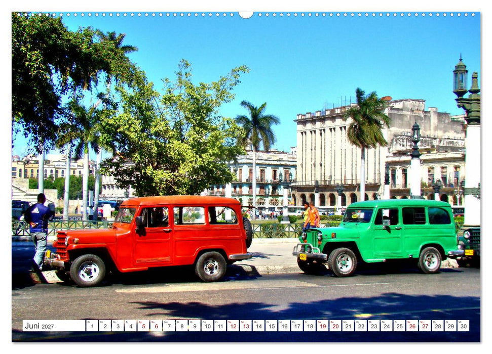 Willys Station Wagon - Ein Taxi mit Kultstatus in Kuba (CALVENDO Wandkalender 2027)