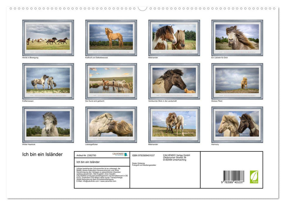 Ich bin ein Isländer (CALVENDO Premium Wandkalender 2027)