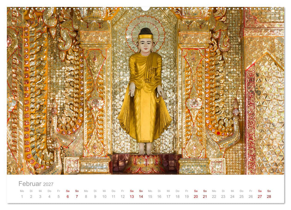 BUDDHA - Im Reich der Achtsamkeit (CALVENDO Premium Wandkalender 2027)