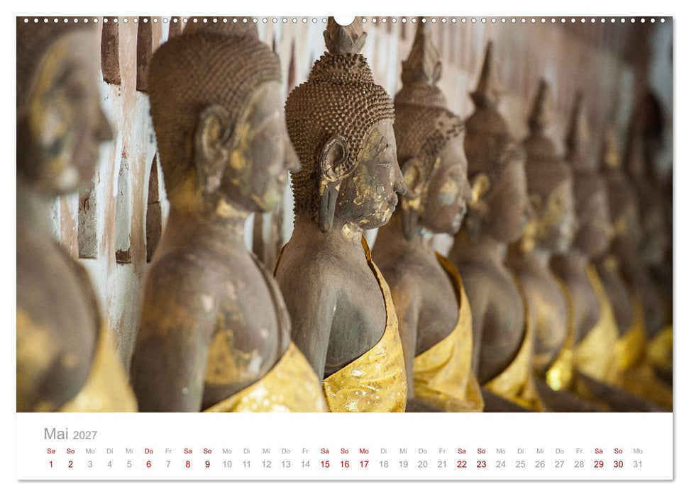 BUDDHA - Im Reich der Achtsamkeit (CALVENDO Premium Wandkalender 2027)