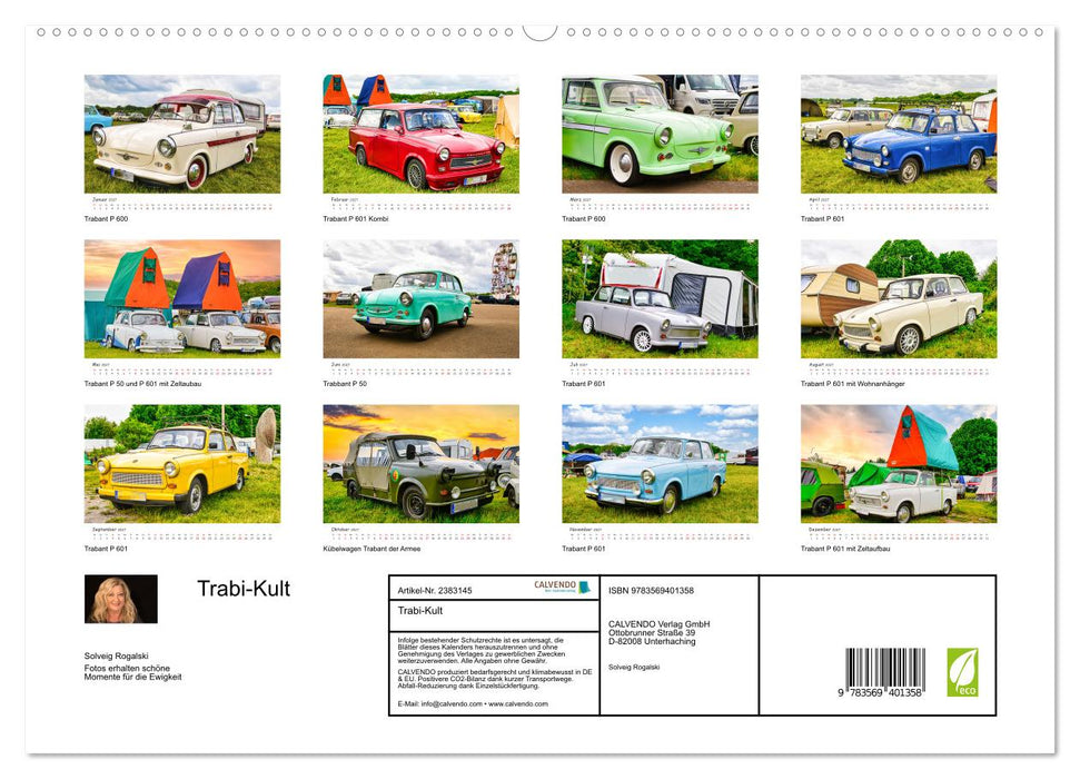 Trabi-Kult (CALVENDO Premium Wandkalender 2027)