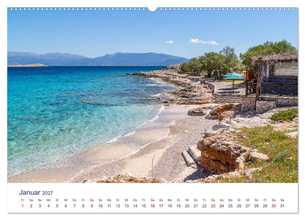 Insel Chalki (CALVENDO Premium Wandkalender 2027)