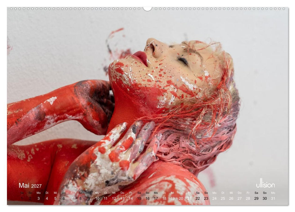 PIPPA CRASH – schwarz zu rot (CALVENDO Premium Wandkalender 2027)