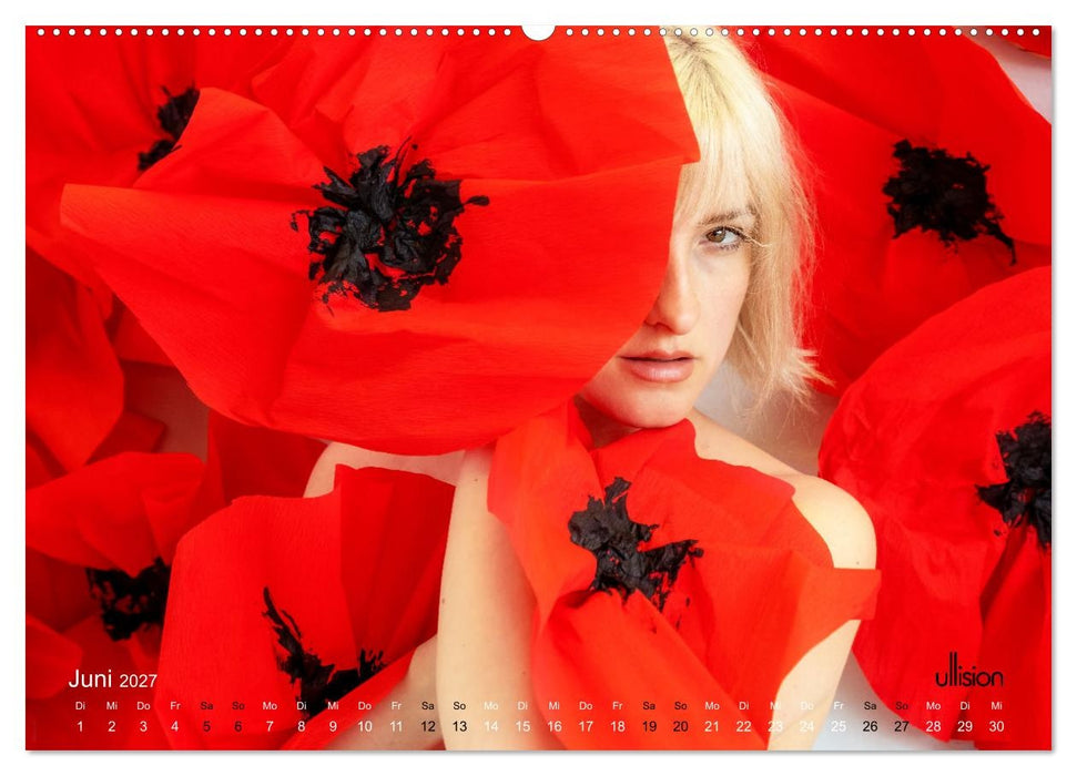 PIPPA CRASH – schwarz zu rot (CALVENDO Premium Wandkalender 2027)