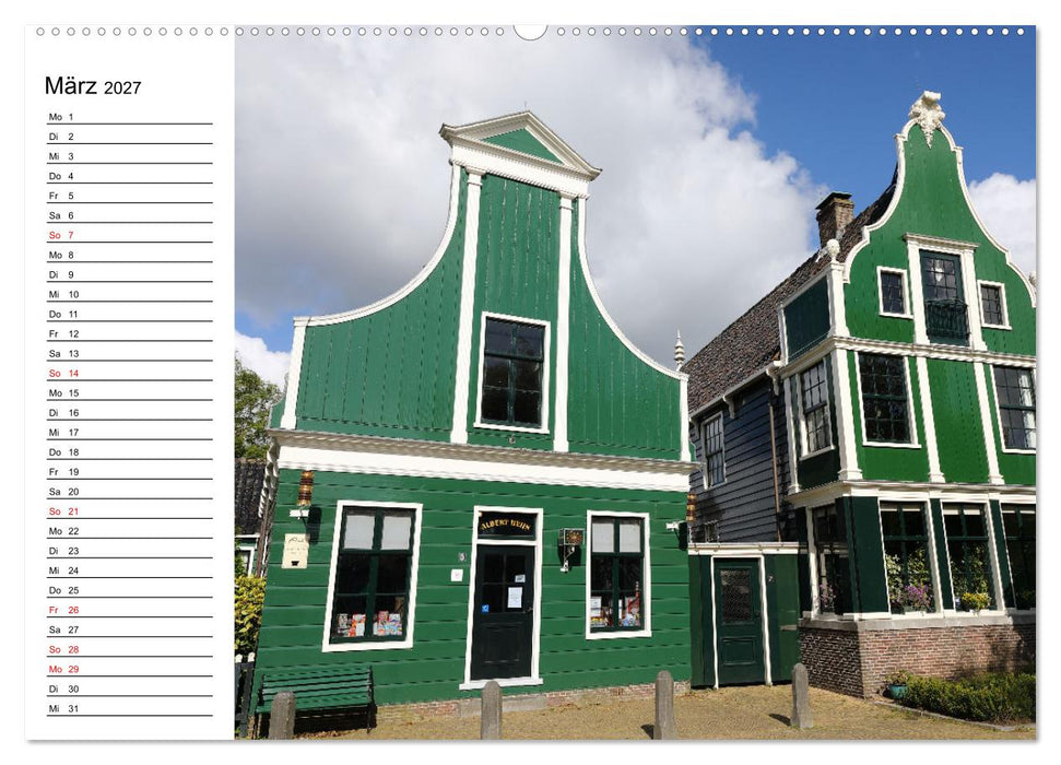 Holländische Architektur Geburtstagskalender (CALVENDO Wandkalender 2027)